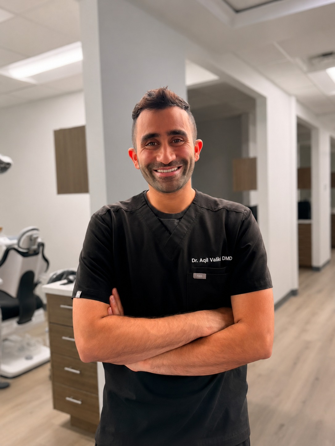 Dr. Aqil Valika, D.M.D., general and cosmetic dentist at Aura Dental in Waukesha, WI